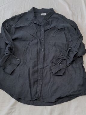 Risen Los Angeles Linen Blend Button Down Size 1XL